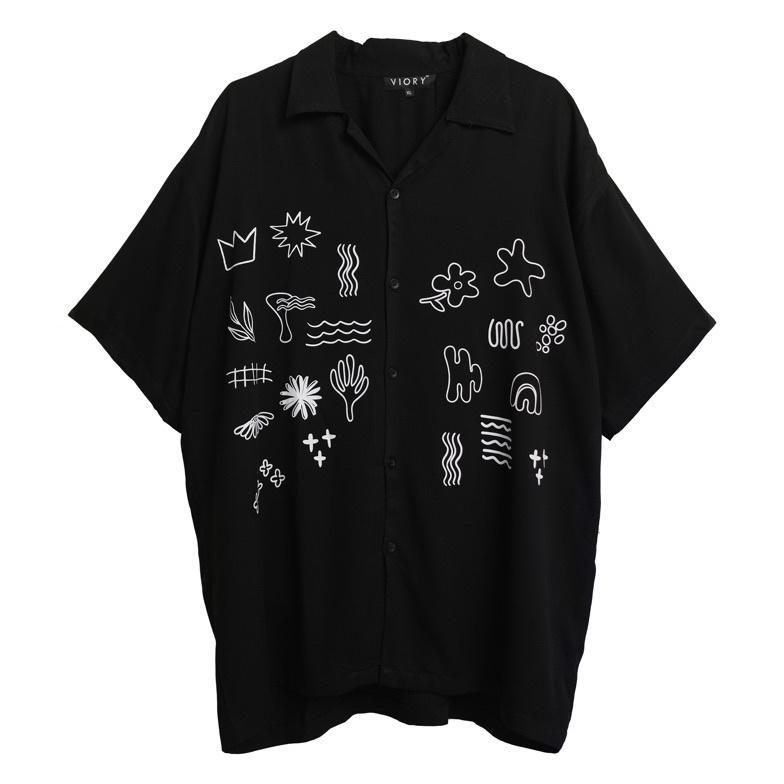 Kemeja Graphic Viory / KMPE030