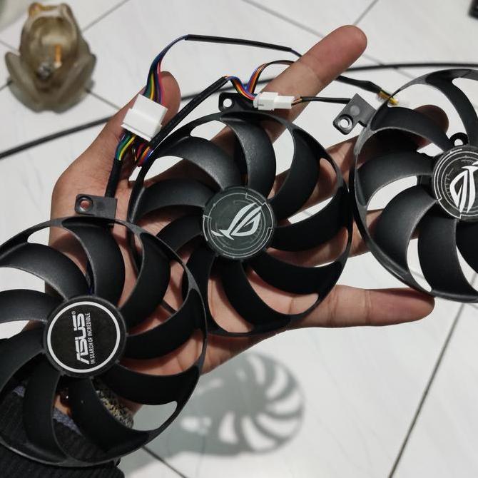 HARGA DISC - Fan Vga ASUS ROG Strix 87mm 7pin RTX 2060 2070 super 2080 ti
