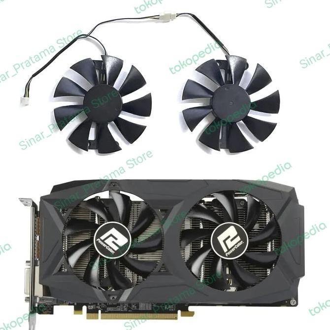 Fan Vga ORI Powercolor DATALAND 85mm 4pin rx 580 590