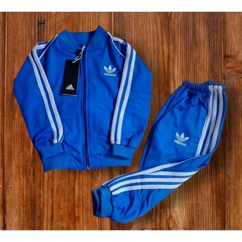 Exclusive Satu Set Adidas Anak Tracktop + Jogger