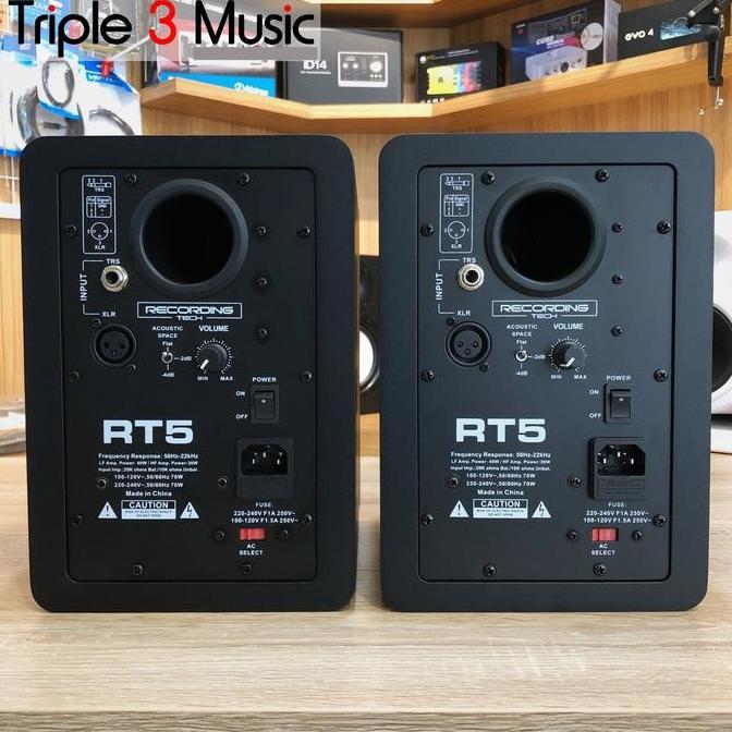 Recording Tech RT5 RT 5 RT-5 Speaker Flat studio monitor