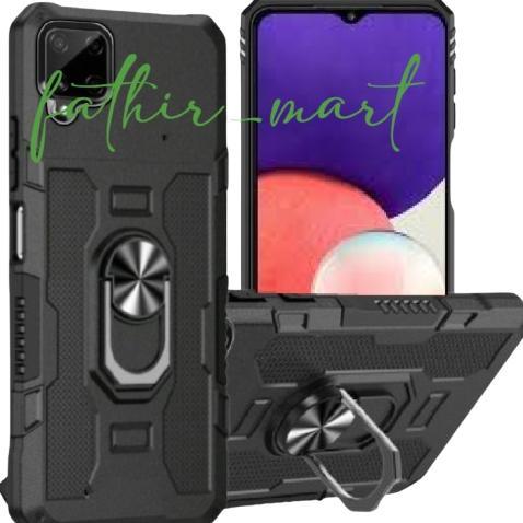 Best Deals Case  Samsung A12 Samsung M12 Hard Case Ring Armor Robot Casing Hybrid Ring Hit Eye Stand