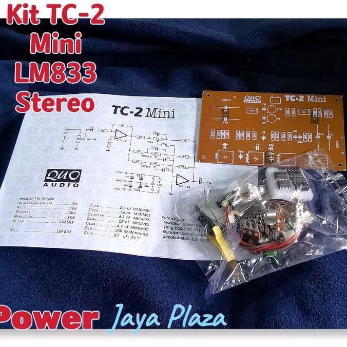 TERMURAH - Kit Tone Control Mini Stereo / 1 Kit TC-2 Mini Stereo LM833