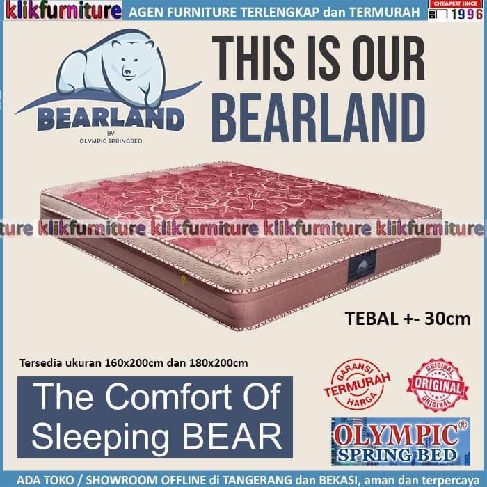 Kasur Matras Springbed Bearland Olympic (180x200cm)