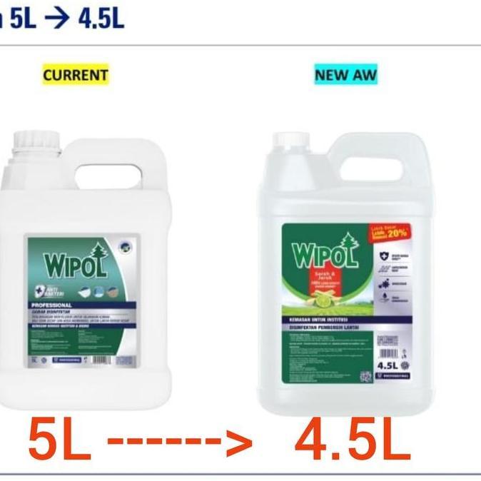 READY Wipol 5 liter Sereh cemara