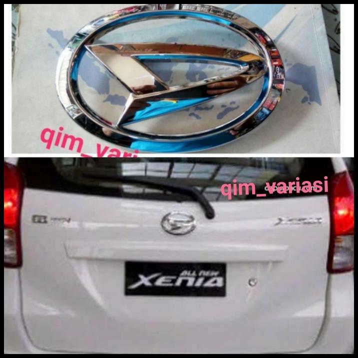TERBARU EMBLEM LOGO DAIHATSU XENIA 2012 - 2021 BELAKANG 