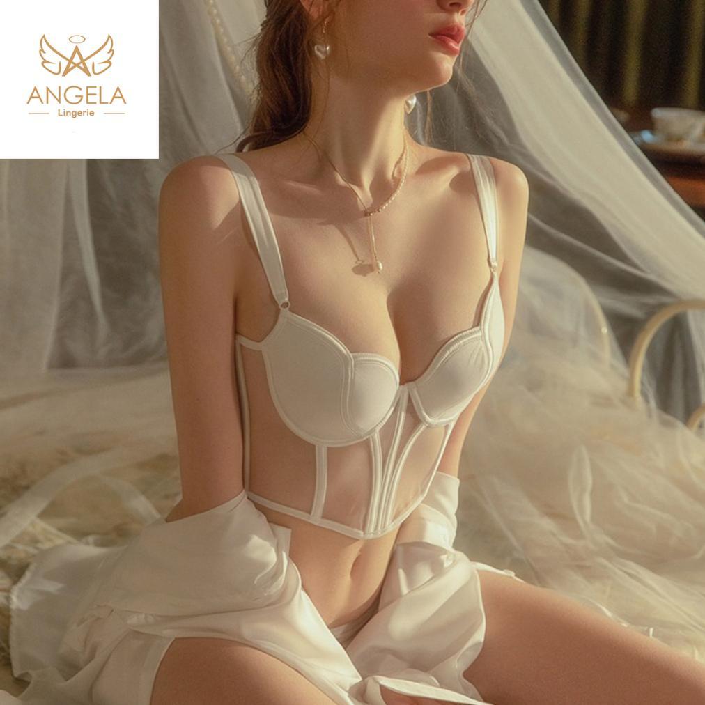 EXCLUSIVE ANGELA PREMIUM JAPAN Bra BH Push Up Set Kawat Celana Dalam Wanita Bikini Sport Beha Linger