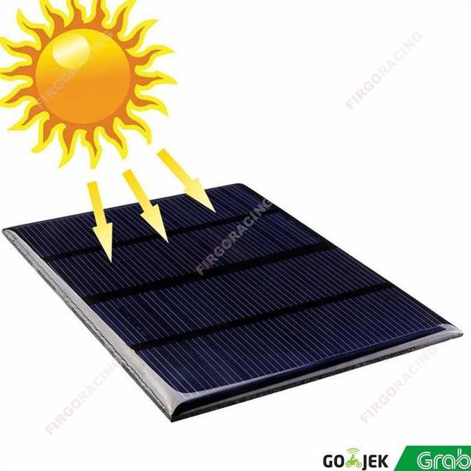 Panel Surya Mini Star Solar Panel 12V 1.5W