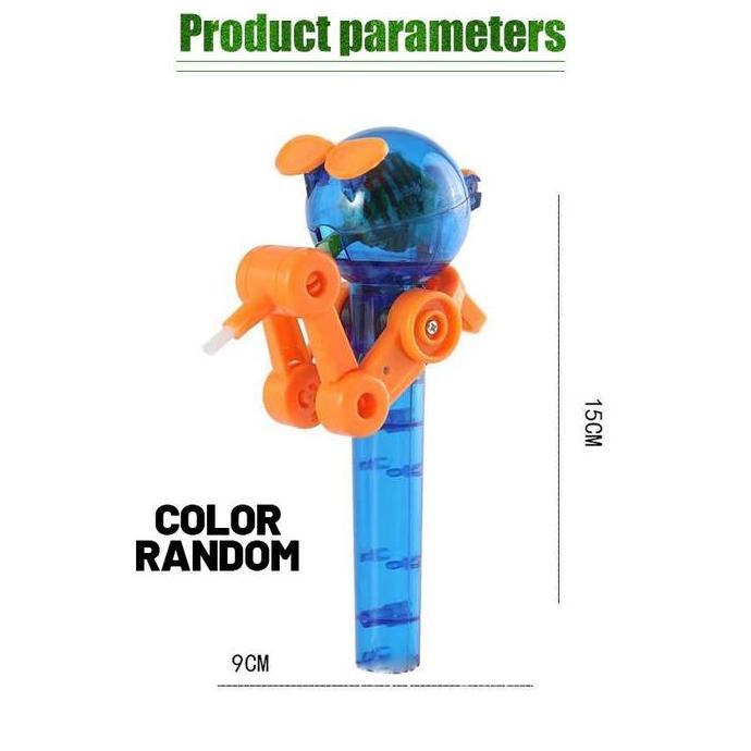 SWASAGARA Robot Permen Lolipop Unik Tempat Permen Tembak Lolipop Mainan Anak