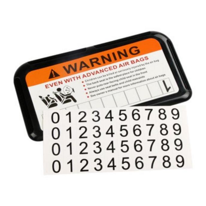 FOWERLEB Tempat Kartu Mobil / Card Holder Mobil / Tempat Kartu Sun Visor