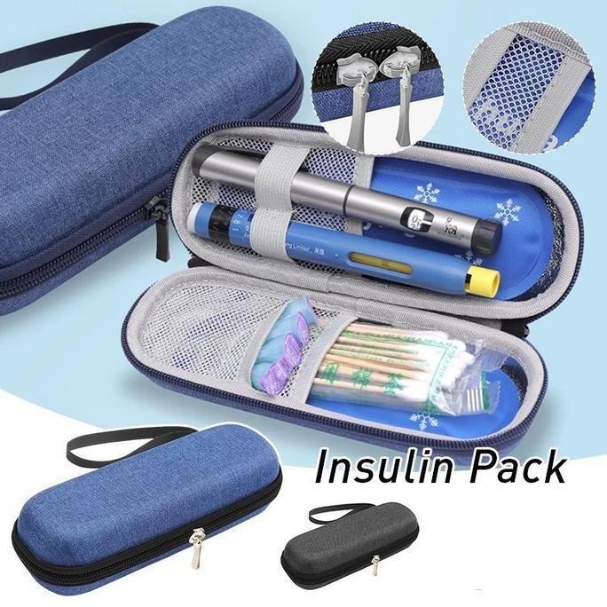 SWASAGARA Tas Insulin Cooler Bag Portable Insulin Bag Cooler Bag Insulin Tempat Insulin Tas Penyimpa