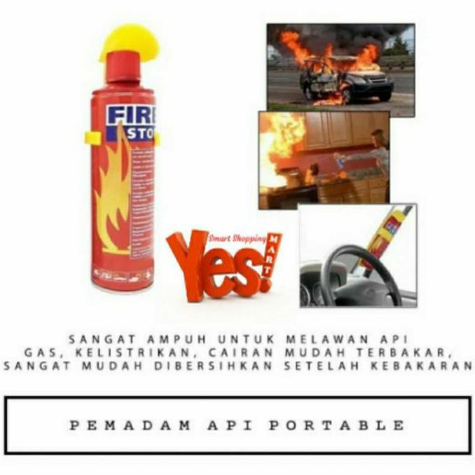 Fire Stop Alat Pemadam Api Praktis Untuk Mobil, Dapur, Rumah, Kantor