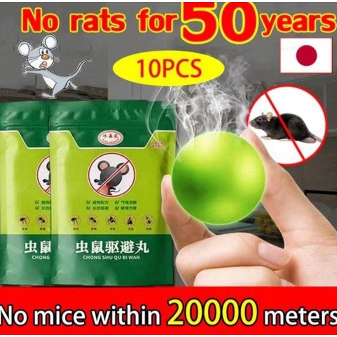 DIKARTELLA Anti Tikus Mobil Pengusir Tikus Pil Kamper Kapur Barus 10pcs/pack