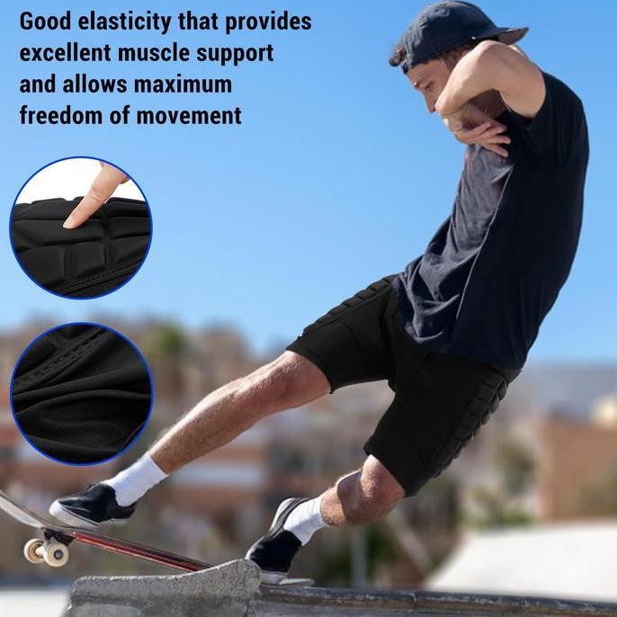 VIWIUWIU Celana Pelindung Ice Skating Ski Lintas Alam Balap / Butt Pad Ice Skating Anak Dewasa