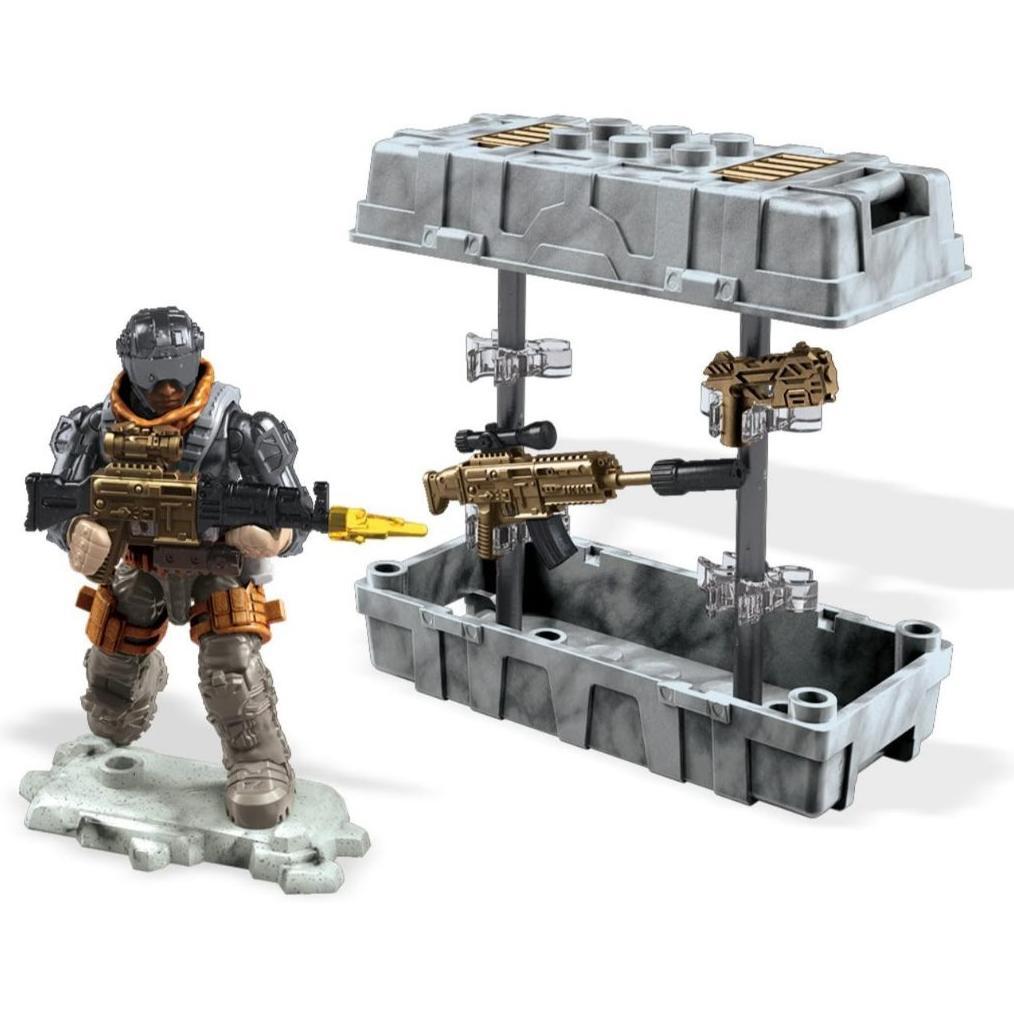 Mega Construx Call of Duty Care Package Gold Building Set