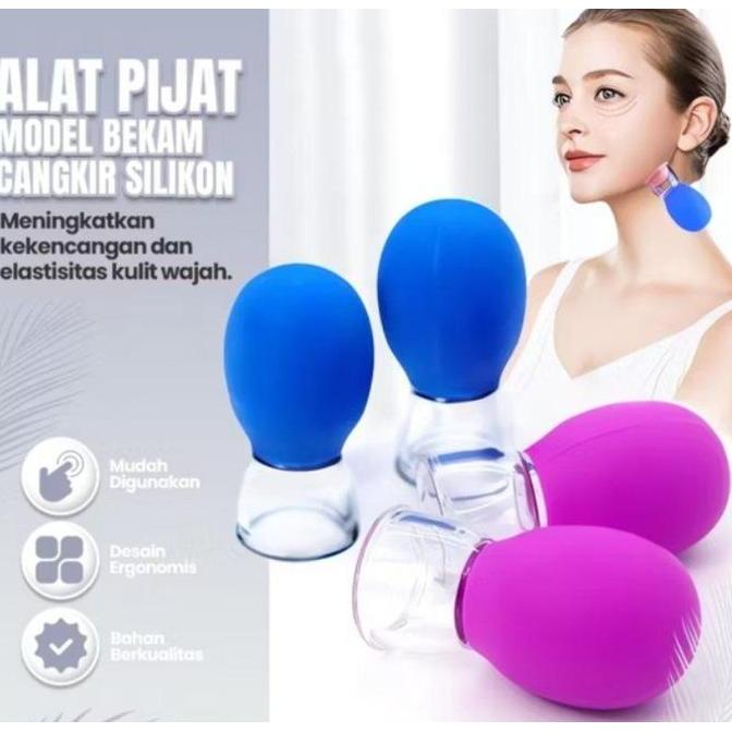GAIZINPO Alat bekam silikon /Cupping Wajah /Bekam Vakum Wajah