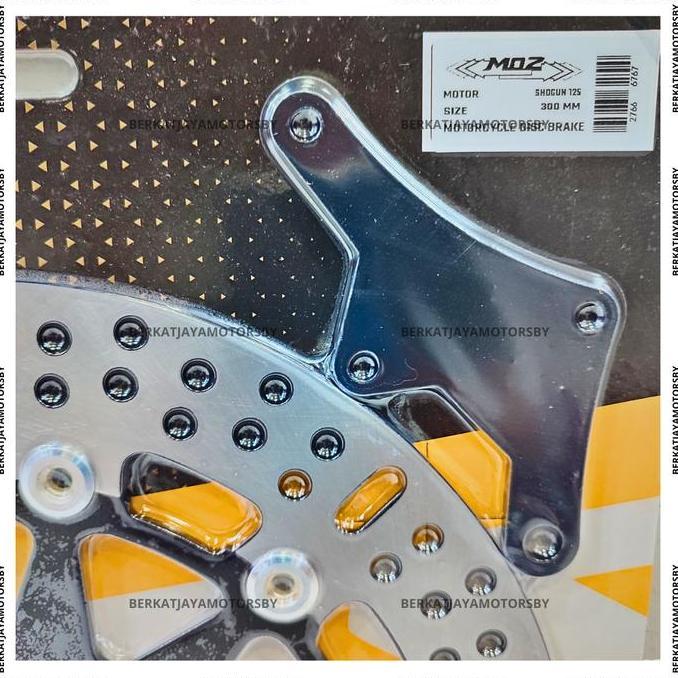 Promo PIRINGAN CAKRAM DEPAN DISC BRAKE MOS MODEL FLOATING STAINLESS UKURAN 300MM SHOGUN 125 SUZUKI S