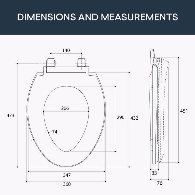 Kohler Toilet Seat For San Raphael K-4713X-0 / Kohler Tutup Kloset Terlaris