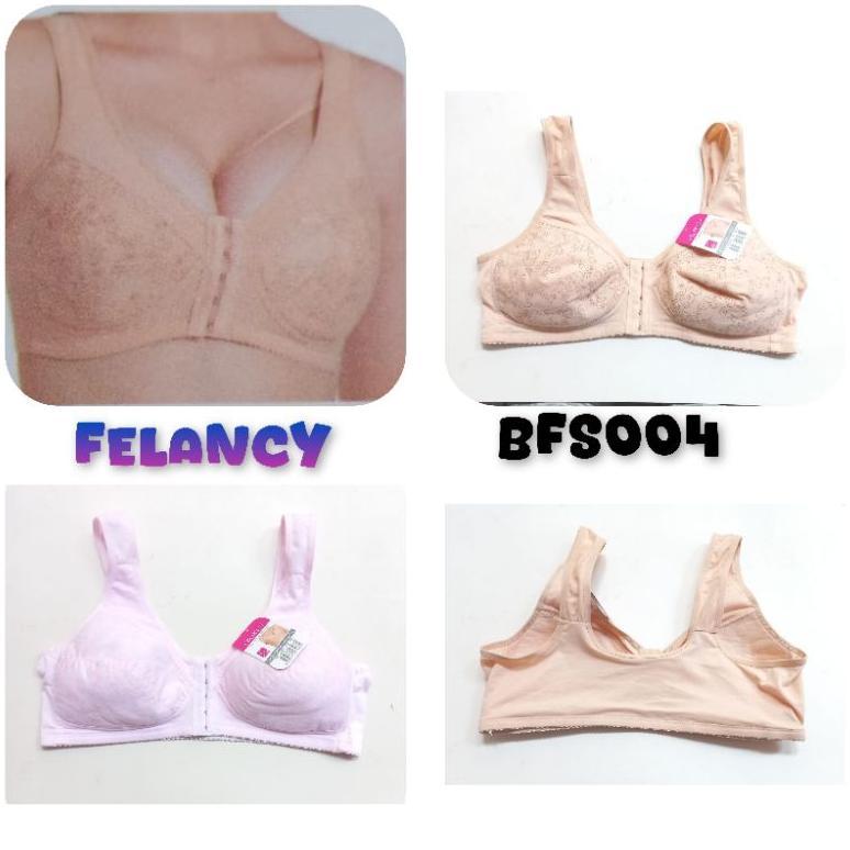 BFS004 Bra mama FELANCY full cup kait depan tanpa kawat 38C 40C 42C