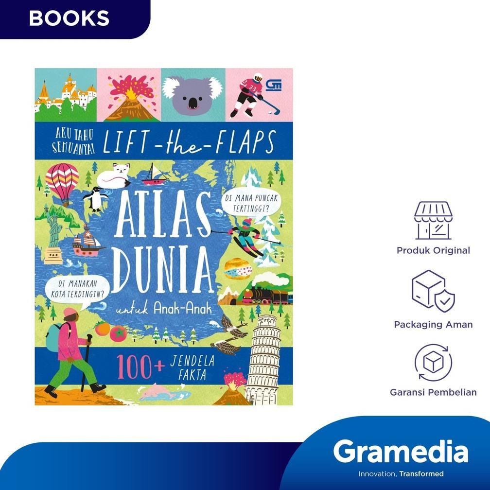 Aku Tahu Semuanya: Lift The Flaps: Atlas Dunia untuk Anak-anak (Catherine Jones)