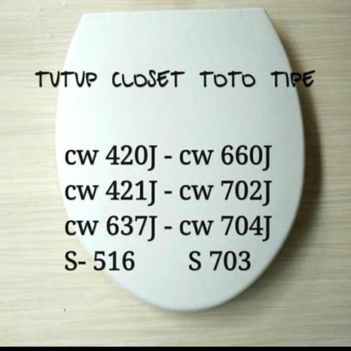 Seat Cover Toilet, Tutup Closet Duduk Model Toto Tutup Wc Murah Terlaris