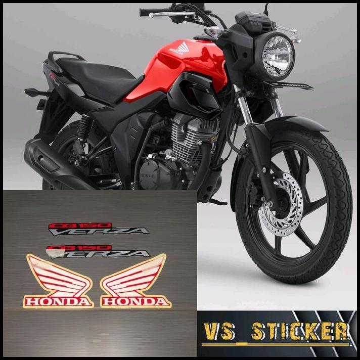 GRATIS ONGKIR STRIPING STICKER LIST STANDART MOTOR HONDA CB VERZA 150 CB150 VERZA 2025 MERAH HITAM M