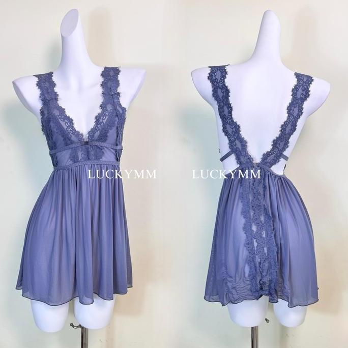 Luckymm Dress Dinas Malam Baju Tidur Wanita 64
