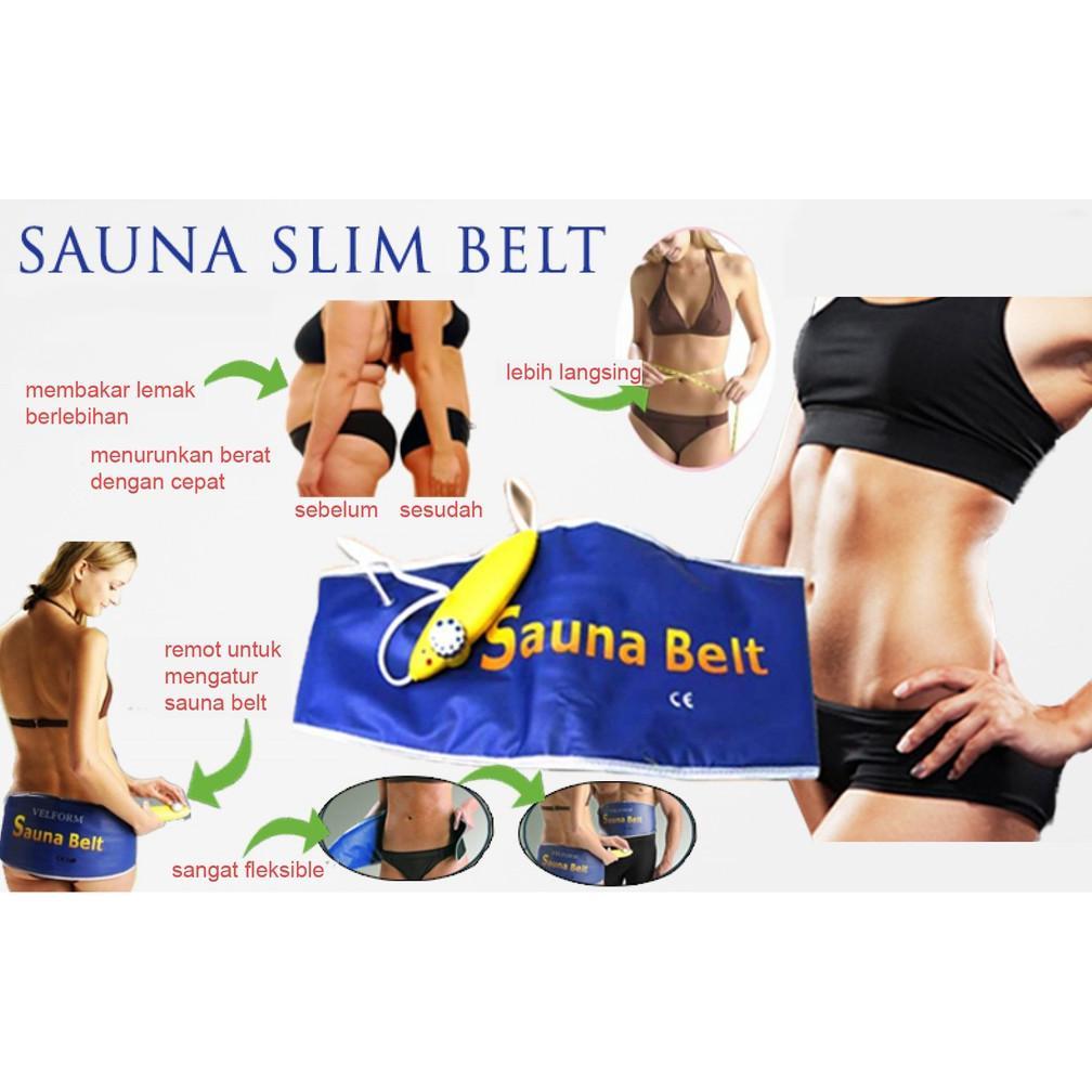 NEW pelangsing sauna instan portable alat obat langsing perut buncit praktis slim slimming belt diet