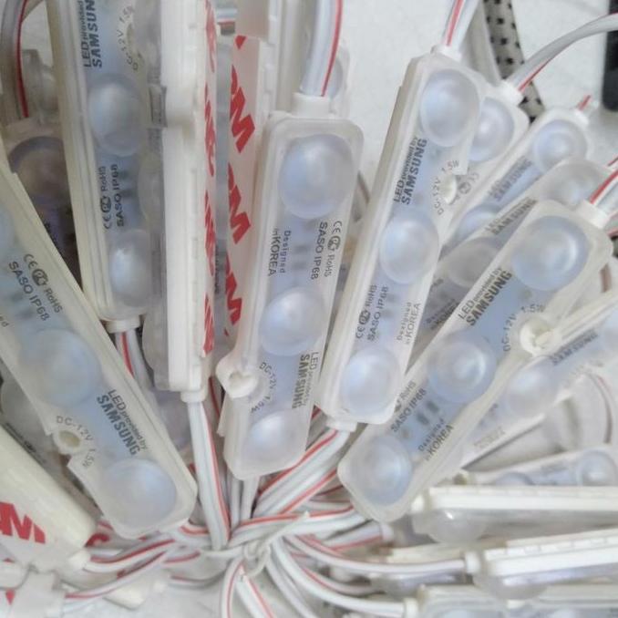 TERMURAH - led module Samsung warna biru 1.5W 12V