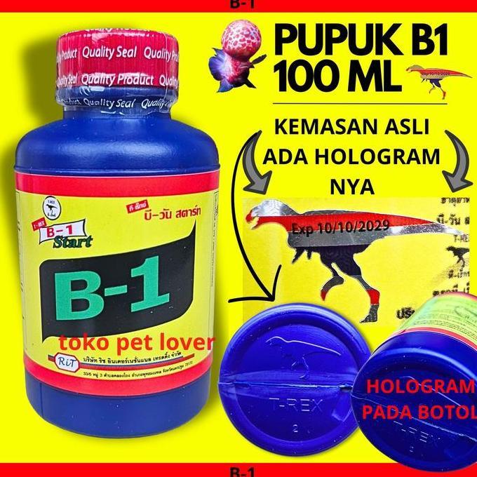 Vitamin anti stres pupuk cair B1 Tanaman ori Thailand 100ml