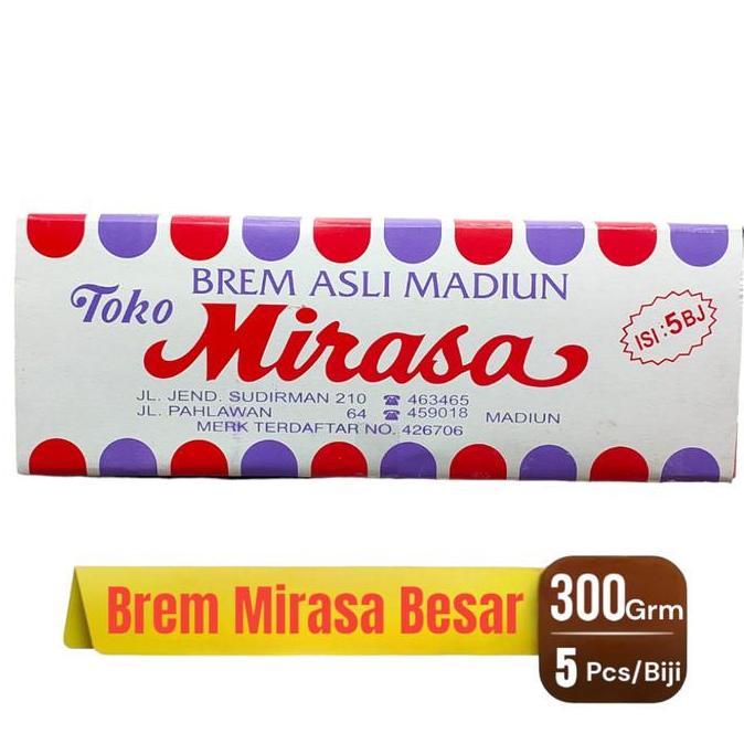 Brem Mirasa JUMBO isi 5 batang/lempeng