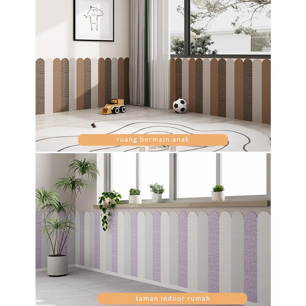 PROMO WALLPAPER HOME OFFCIAL STORE - Wallpaper Foam Tahan Lembab, Aman untuk Anak, Stiker Dinding Te