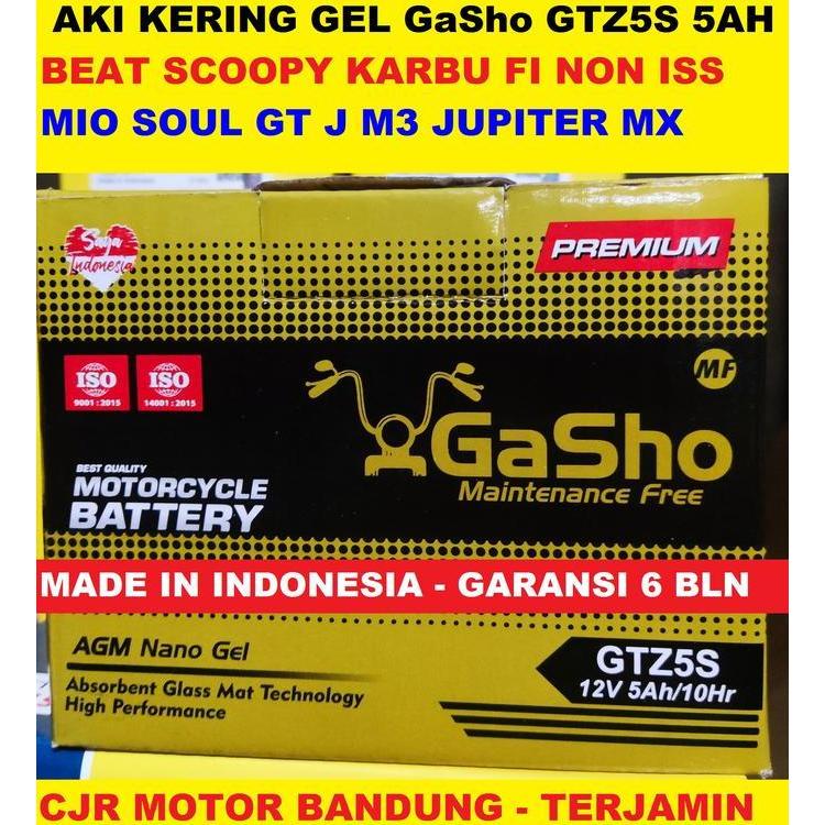 BEBAS ONGKIR - PROMO AKI FULL KERING GTZ5S JJET BATT Motor beat revo supra xride mio
