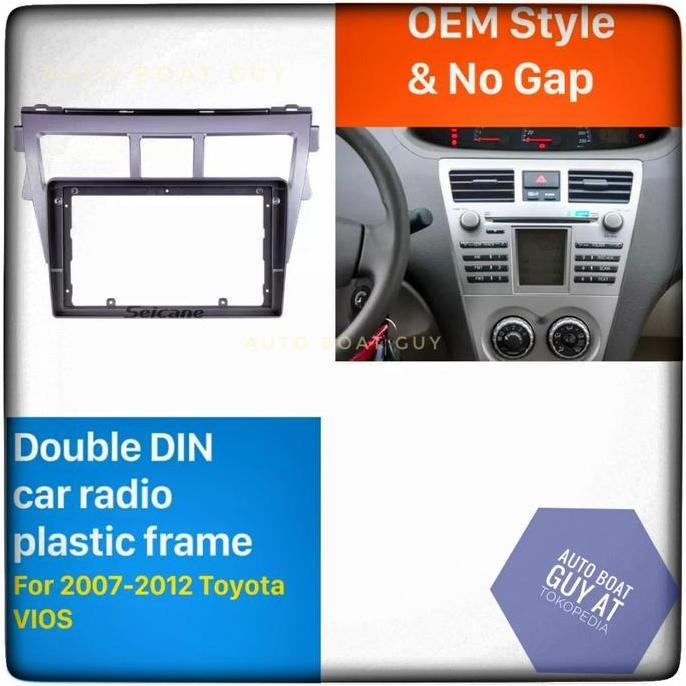 NEW - Frame Headunit Vios Limo Gen2 Gen 2 OEM Style No Gap Android 9 Inch