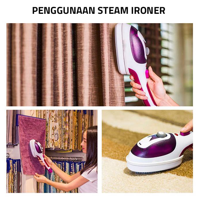 HOT SALE Setrika Listrik Uap Mini / Mini Steam Iron / Setrika Listrik Mini