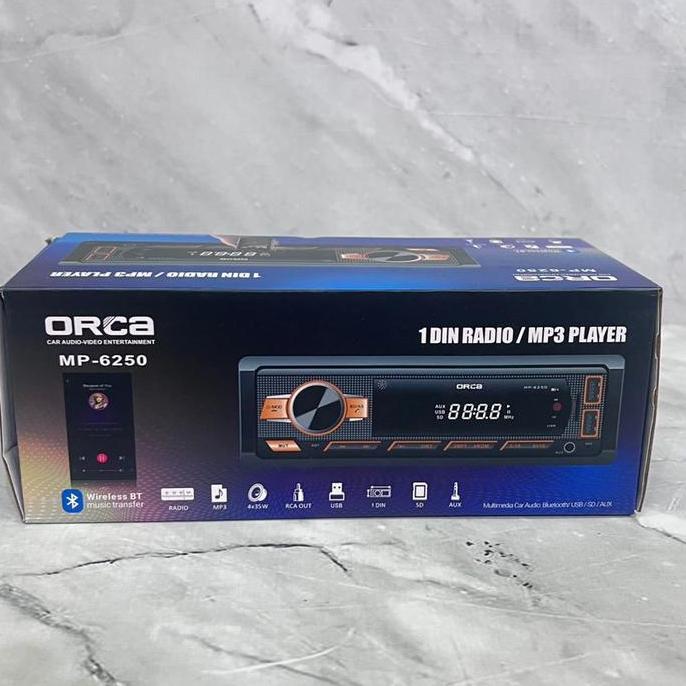 DEAL TERBAIK - Tape Mobil Single Din USB Bluetooth Orca