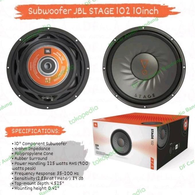 CASHBACK - Subwoofer 10" JBL STAGE 102 10inch