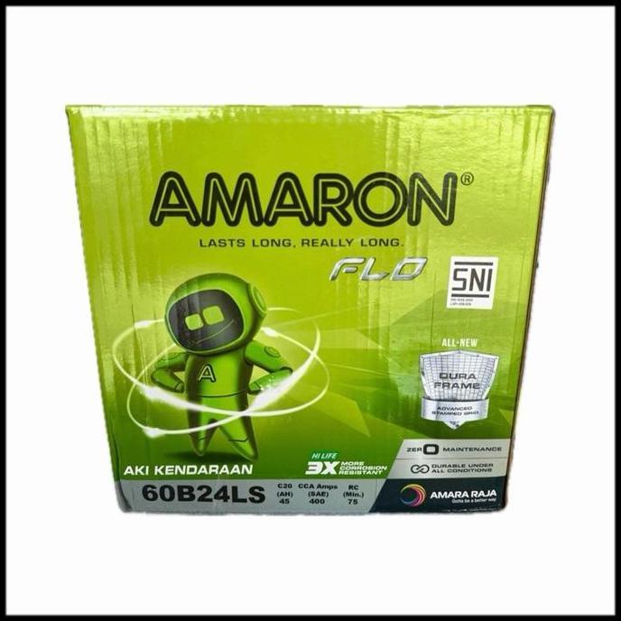 PROMO - Aki Mobil Honda HRV NS60LS / 60B24LS Amaron Aki Kering