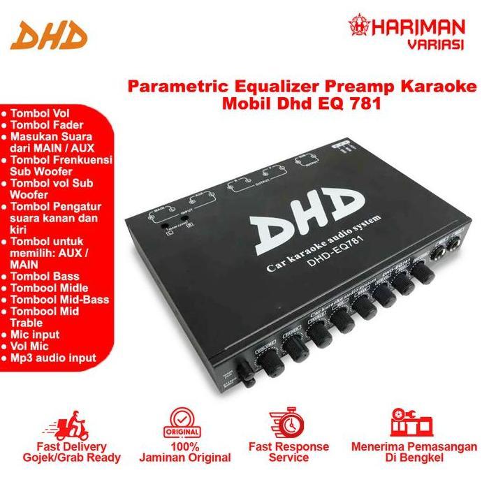 SALE - Preamp Parametric Equalizer Karaoke DHD-EQ781