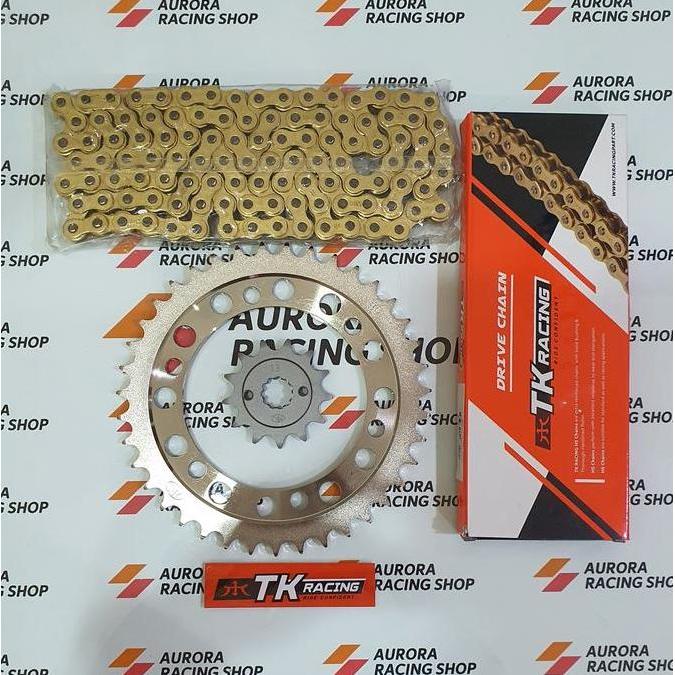 TERBARU - Gear Set TK 520 Honda CBR 250 Old / Thailand / CBR 250 R & Rantai TK 520 HS Gold