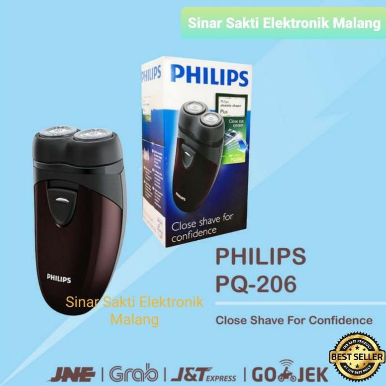 NEW Shaver Philips Alat cukur / Pencukur Kumis Jenggot Electric Elektrik PQ206 [terbaik][terlaris]