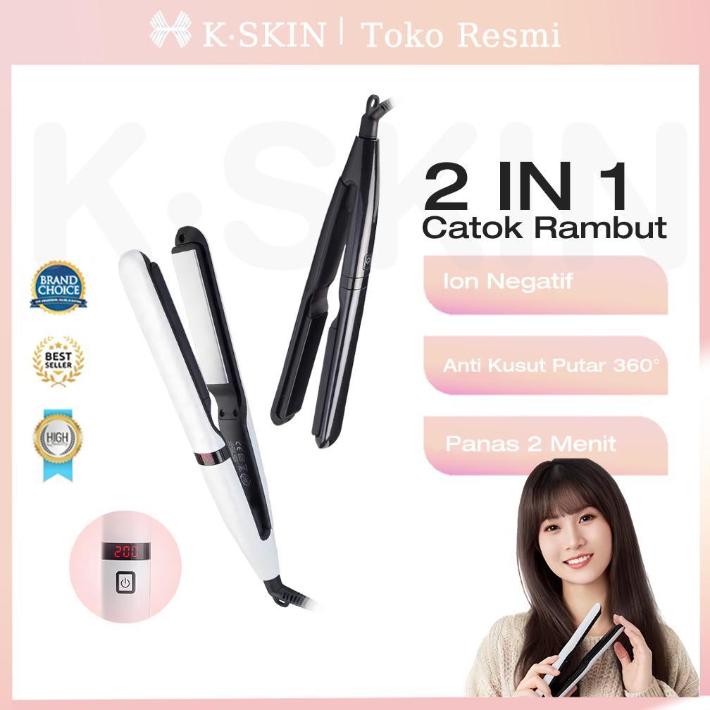 NEW K.SKIN Portabel Nirkabel Catokan Wireless Portable Cordless Catok Rambut Multifungsi Catok Lurus