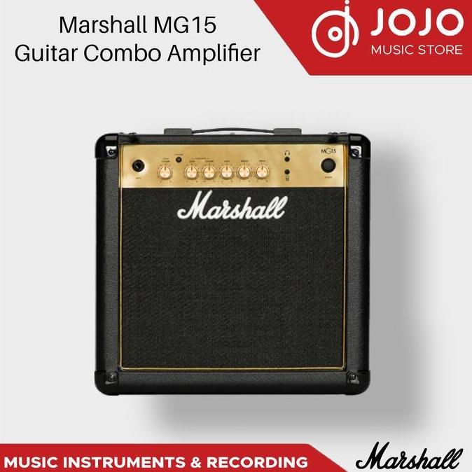 TERMURAH - Marshall MG15G 15 watt Guitar Combo Amplifier