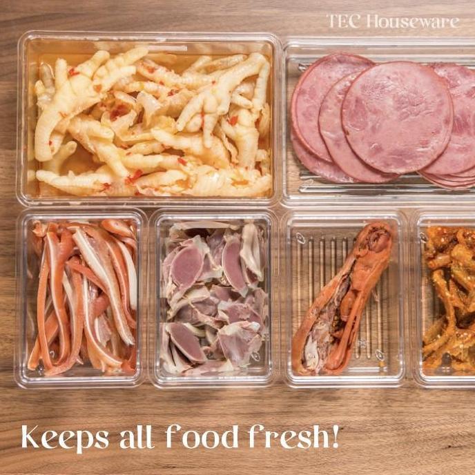 TECNAIZA Kotak Penyimpanan Makanan Kulkas Storage Box Fridge