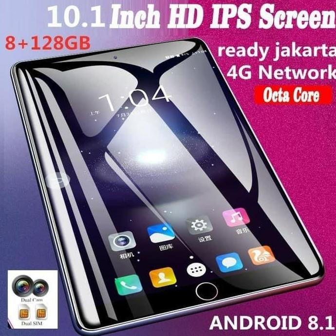TABLET PC ANDROID ZNIFER RAM 8GB 128GB HSDPA WIFI GARANSI 10 INCH