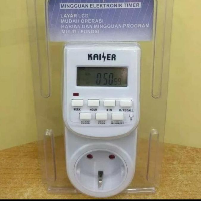 timer digital kaiser stop kontak timer kaiser colokan timer kaiser