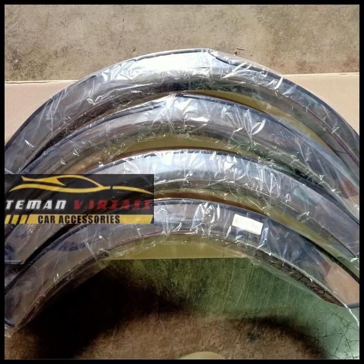 TERLARIS LIST ATAS BAN MOBIL OVER FENDER TRIM MOBIL TARUNA SHORT CROME STENLIS 