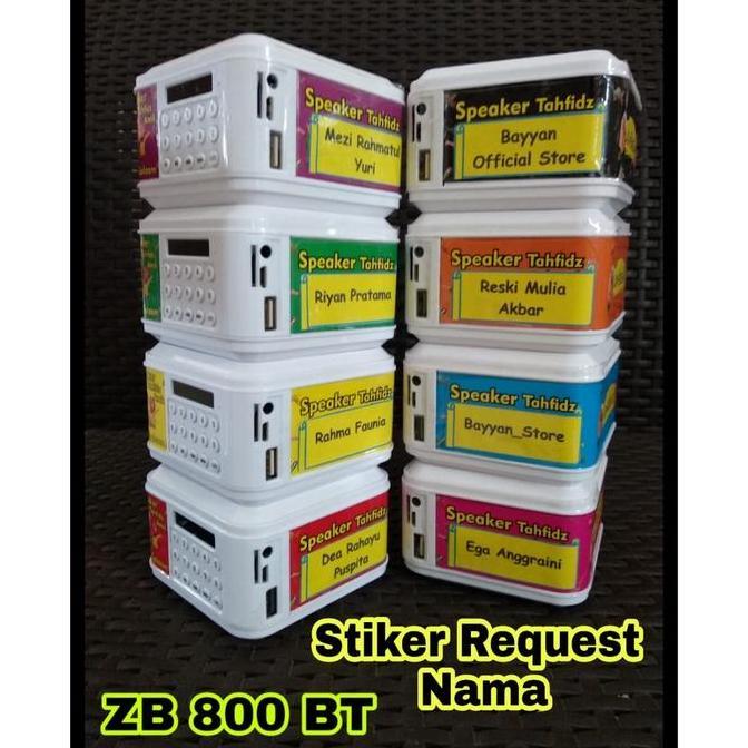 SPEAKER AL QURAN ZB 800 BT 30 JUZ MEMORI 16GB/ Speaker Murottal/