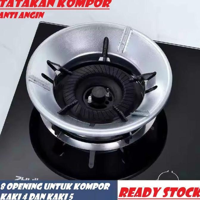 Tatakan Alas Kompor Gas Stainless Penghemat Kompor Gas Model Bulat