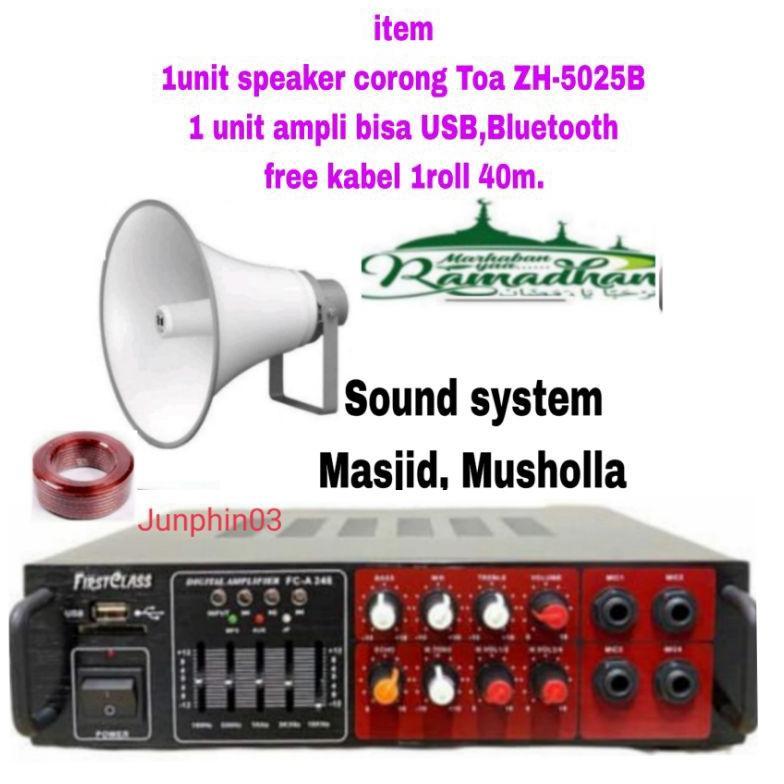 Promo Sound System Masjid/Musholla Speaker Corong Outdoor
